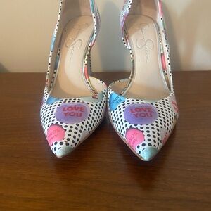 Jessica Simpson Love You Polka Dot Heels